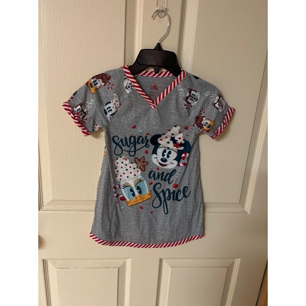 Disney‎ Parks Girls Nightgown Christmas Holiday Size  4T